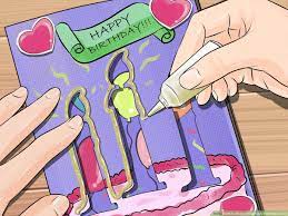 Make your birthday greeting stand out when you create a customized card with one of our free birthday card design templates!create your own invitations or let your friends, family, business associates, and clients know that you're thinking of them on their special day when you send a unique personalized. 3 Ways To Make Homemade Birthday Cards Wikihow