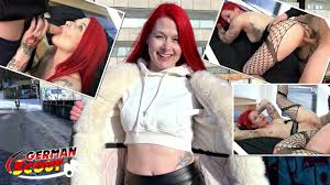 GERMAN SCOUT - Redhead Pale MILF Mina Knight Pickup for Casting Fuck in  Berlin