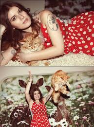 Spin Magazine Wavves And Best Coast Shoot Bethany Cosentino Snacks The Cat Bethany Cosentino Spin Magazine Bethany