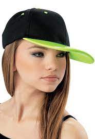 Neon Flat Bill Adjustable Baseball Cap Balera Neon Flats Dance Fashion Baseball Hats