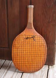Vintage Wooden Paddle Sportcraft Paddle Tennis Official Etsy Wooden Paddle Sports Decor Man Cave Sports Decorations