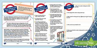 The london underground has the oldest section of underground railway in the world, in which decade did this first open? New London Underground Fact File Activity