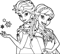 Print for free on the site. Elsa And Anna Frozen Fever Coloring Pages Anna Elsa Coloring Pages Coloring Home