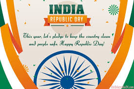 Decorate the front of the card with a drawing, words cut out of colorful paper, decorations made from pipe cleaners, or anything else you can think of. Customized Your Republic Day Greeting Cards Online Free
