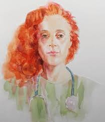 portraitsfornhsheroes Jo Sinclair a consultant obstetrician with Brighton  NHS, who works with high risk patients. Nominated by her friend Simona  Rumler