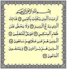 Panjang ayatnya hanya 7 ayat saja serta termasuk surah pendek yang masuk kategori juz amma. Surah Al Ma Un Wikipedia Bahasa Indonesia Ensiklopedia Bebas