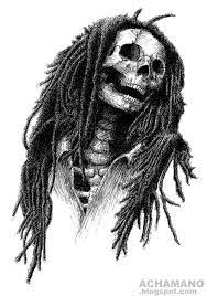as caveiras famosas de motohiro nezu reggae art skull art bob marley art
