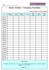 bathroom cleaning schedule template free document resume