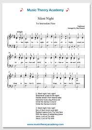 Despite being so old, the carol has remained relevant up to this day! Silent Night Music Theory Academy Easy Piano Sheet Music Download