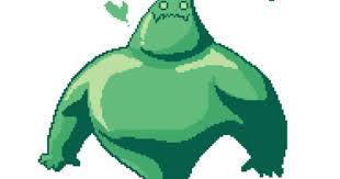 Zac League Of Legends Cross Stitch Embroidery Picture Instant Download Embroidery Pattern Geekery Des Pixel Art Characters League Of Legends Cross Stitch