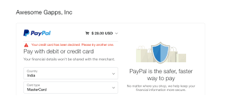 Maybe you would like to learn more about one of these? Your Credit Card Has Been Declined By Paypal Documentation Yet Another Mail Merge Support