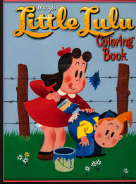 Little lulu coloring books iii. Hake S John Stanley Little Lulu Coloring Book Original Painting With Letter Of Provenance And More