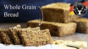 Whole grain bread in germany. Mulitgrain Bread Wholegrain Bread Dark Rye Bread Mygerman Recipes Youtube