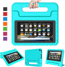 Ltrop Case For Amazon Fire 7 Kindle Kids Case 2019 Light Weight Shock Proof Convertible Handle Sta In 2020 Tablet Case Kid Tablet Tablet