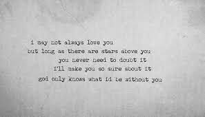 i used to listen to this song all the time and think how much special it would be to have that love with someb great song lyrics quotes to live by