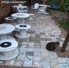 Premixed concrete is very easy to use because you just add water to the mix according to manufacturer's directions. How To Make A Homemade Stepping Stone Patio