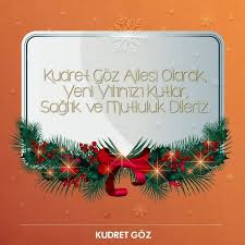 Kudret Goz Ailesi Olarak Yeni Yilinizi Kutlar Saglik Ve Mutluluk Dileriz Kudretgoz Hospital Hastane Yeniyil Saglik Mutluluk Mutluluk
