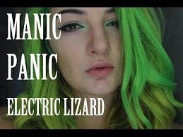 Check spelling or type a new query. Diy Hair Dying Green With Manic Panic Electric Lizard Youtube