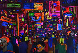 Painting The Bangkok Night Diplomat