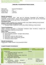 Check spelling or type a new query. Rencana Pelaksanaan Perkuliahan Rpp Mata Kuliah Evaluasi Pembelajaran Pdf Free Download