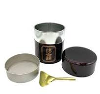 Amazon.com: 野口熊太郎茶園 Matcha Tin Container with Mesh ...