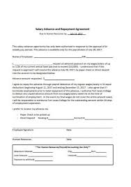 Fill out, securely sign, print or email your salary advance formpdffillercom instantly with signnow. 44 Sample Repayment Agreements In Pdf Ms Word