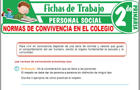 Causa rit materia tribunal flia. Personal Social Para Segundo De Primaria Fichas De Trabajo