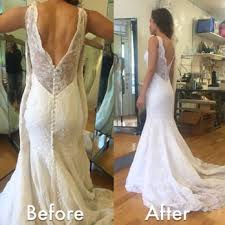 Backless wedding dresses with long sleeves are a fantastic option. Wedding Dress Alterations Before And After