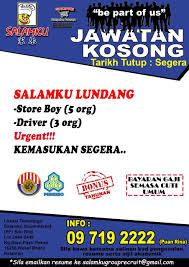 We did not find results for: Jmc Kota Bharu Jawatan Kosong Di Pasaraya Salamku