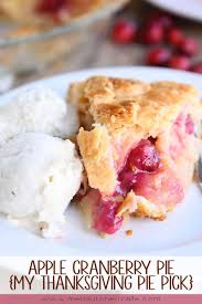Apple Cranberry Pie My Favorite Thanksgiving Pie Mel S Kitchen Cafe Recipe Cranberry Pie Apple Cranberry Pie Apple Cranberry