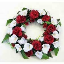 Unlike real flower tributes, artificial memorial tributes are made to look real but last forever, and can be bought and used anywhere in funeral homes. Cemetery Wreath Silk Flowers Toronto Artificial Flowers Outlet Casket Outlet