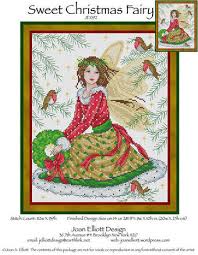 Whole cross stitch, fractionals, backstitch, french knots, seed beads you will need: Joan Elliott Sweet Christmas Fairy Cross Stitch Pattern 123stitch