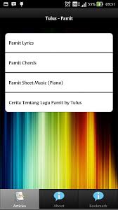 Kumpulan chord / kunci gitartulus. Pamit Tulus Lirik Fur Android Apk Herunterladen