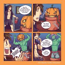 Jasdavi on X: A small halloween themed comic for you guys x)  t.co2SB6hqYHB5  X