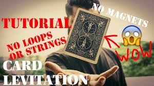 Right here is a good tutorial on easy methods to make a card float from the palm of your hand. How To Levitate A Playing Card Without Any Props Or Setup Magic Revealed Youtube