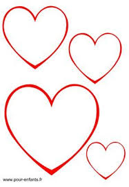 Dessin De Coeur A Decouper Dessin De Coeur Coloriage Coeur Dessin Coeur