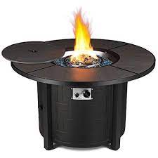 Propane burner authority and expert in diy. Femor 42 In Propane Fire Pit Table 50 000 Btu Auto Ignition Fire Bowl With Blue Fire Glass Waterproof Firepit Table Cover Csa Certification Outdoor Fireplace For Patio Courtyard Balcony In Dubai