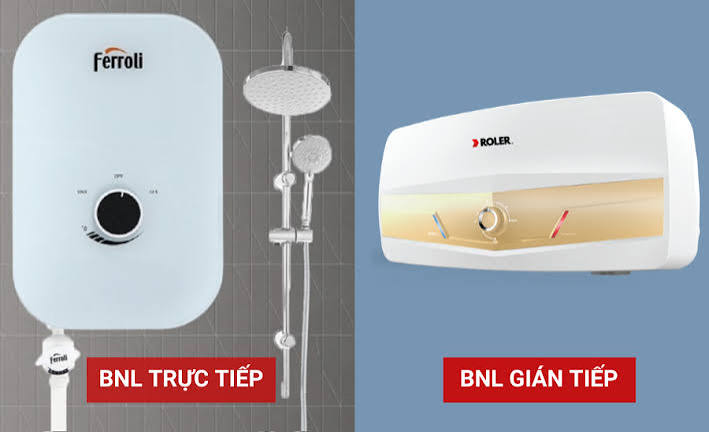 Nên mua bình nóng lạnh trực tiếp hay gián tiếp?