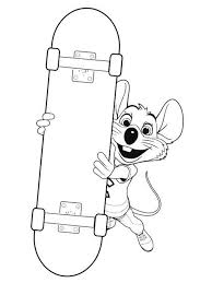 Chuck E Cheese Printable Coloring Pages Chuck E Cheese S Is A Chain Of American Family Entertainme In 2020 Chuck E Cheese Printable Coloring Printable Coloring Pages