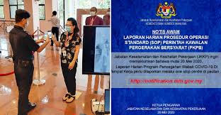 Keselamatan dan kesehatan kerja merupakan suatu pemikiran dan upaya untuk menjamin keutuhan dan kesempurnaan baik jasmani maupun rohani. All Operating Businesses Are Required To Submit Daily Report To Miti Starting From 20th May 2020 Johor Foodie