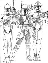 Clone trooper star wars coloring pages. Coloring Pages Of Clone Troopers By Mackenzie Free Printables