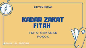 Kualitas beras atau makanan pokok harus sesuai dengan kualitas beras atau. Ukuran Yang Dibayarkan Untuk Zakat Fitrah Sebanyak Sha Brainly Co Id
