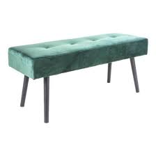 Skiby Baenk I Morkegron Velour 35 X 100 Cm Baenk House Baenke