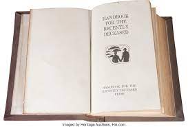 You're reviewing:beetlejuice handbook for recently deceased hc journal. A Prop Book Titled Handbook For The Recently Deceased From Lot 46067 Heritage Auctions