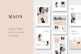 This includes branding mockups, phones, packages, brochures and are you looking for the perfect mockups to beautifully present your design projects? Maon Vertical Google Slide A4 Us Letter Presentation Template Graphic By Pixasquare Creative Fabrica