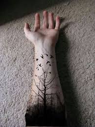 Dark Wood Tattoo Natur Tattoos Tattoos Schone Tattoos