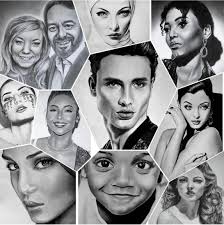 Portrait drawing in progress, next up soon