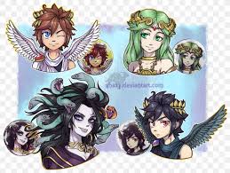 Kid Icarus Uprising Medusa Video Game Pit Png 900x677px Watercolor Cartoon Flower Frame Heart Download Free