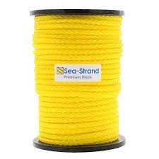 3 8 X 300 Reel Yellow Hollow Braid Polypropylene Rope