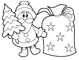 Simple santa claus coloring page. Free Printable Santa Claus Coloring Pages For Kids